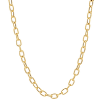 Mother Of Pearl Mom Heart (Rolo Chain)