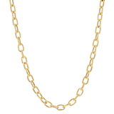 Mother Of Pearl Mom Heart (Rolo Chain)