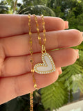 Mother Of Pearl Heart