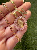 Pink Baguette Mary & Initial