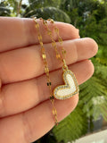 Mother Of Pearl Heart