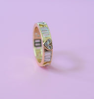 Baguette Heart Band