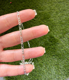 Silver Figaro Chain