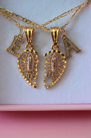 Tricolor Te Amo Mary Heart Set With Initials