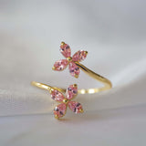Pink Marquise Ring (Adjustable)