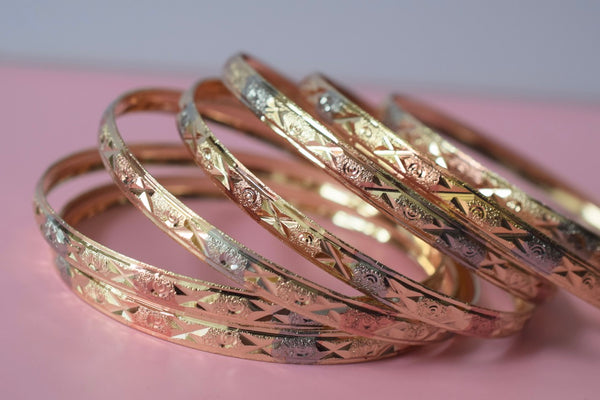 Tatiana Tricolor 7 Bangle Set