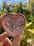 Glamorous Pink Butterfly Ring