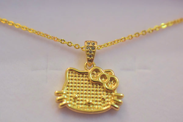 Diamond Kitty Kat (Rolo Chain)