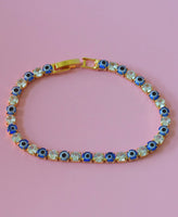 Dark Blue Eye Line Bracelet