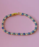 Dark Blue Eye Line Bracelet