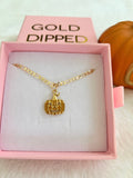 Diamond Pumpkin (Figaro Chain)