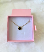 Black Blossom Necklace