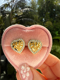 Diamond Nugget Earrings
