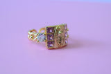 Adjustable Pink Mary Ring