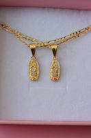 Icy Mini Mary Necklace In 2 Colors