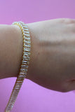 Baguette Tennis Bracelet (Gold)
