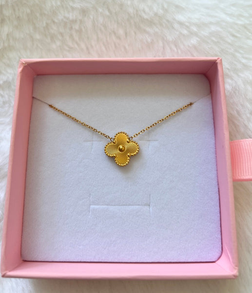 Gold Clover Necklace