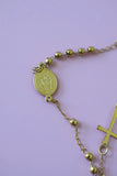 Dainty Rosary Style Mother Mary Bracelet