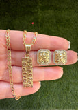 Nugget Bar & Earrings- Package Deal