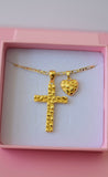 Nugget Cross & Heart Set