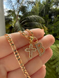 Little Icy Cross & Initial