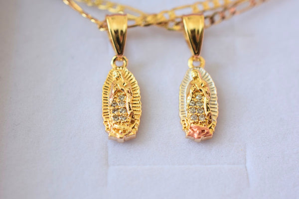 Icy Mini Mary Necklace In 2 Colors