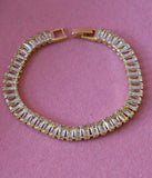 Baguette Tennis Bracelet (Gold)