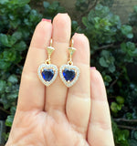 Titanic Heart Earrings
