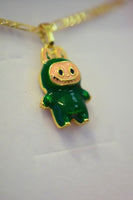 Green La Boo Boo (Figaro Chain)
