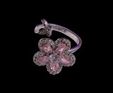 Flower & Butterfly Ring