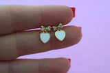 Dainty Bow & Heart Studs