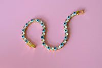 Light Blue Eye Line Bracelet