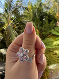 Flower & Butterfly Ring