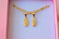 Icy Mini Mary Necklace In 2 Colors