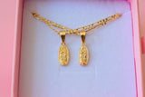 Icy Mini Mary Necklace In 2 Colors