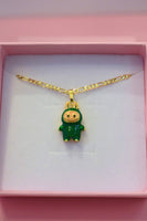 Green La Boo Boo (Figaro Chain)