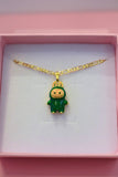 Green La Boo Boo (Figaro Chain)