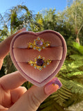 Pink Or Purple Vintage Inspired Ring