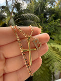 Solid Cross & Initial
