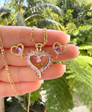 Pink Open Heart Set (Package Deal)