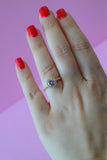 Gold Halo Ring (Pink)