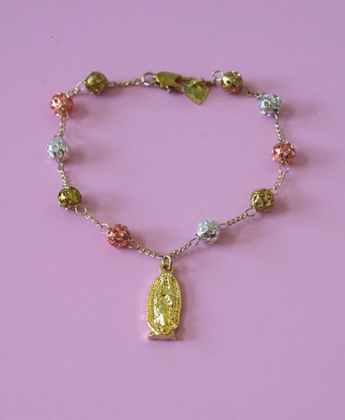 Rosary Inspired Mother Mary Bracelet