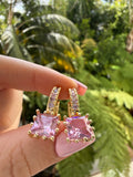 Pink Princess Drop Earrings
