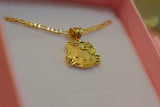 Gold Kitty (Figaro Chain)