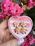 Hibiscus Studs (2 Shades Of Pink)