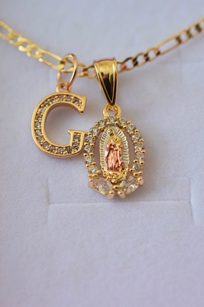 Sparkly Mary & Initial