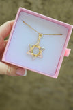 Tricolor Star Of David (Rolo Chain)