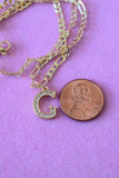 Icy Initial Necklace