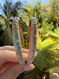 Butterfly Enamel Bangle (pink or blue)