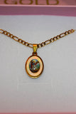 Oval Saint Michael Necklace